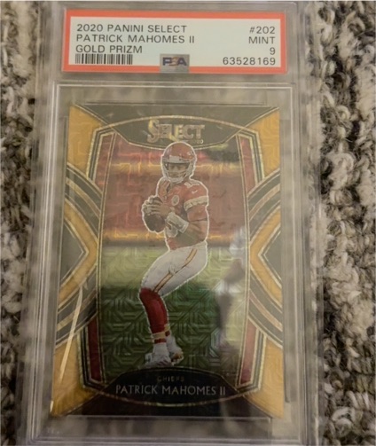 2020 Panini Select #202 Patrick Mahomes II — front