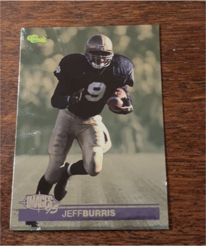 1995 Classic Images Four Sports #57 Jeff Burris — front
