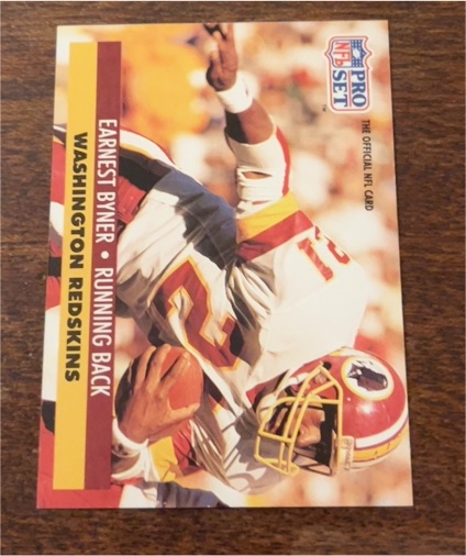 1991 Pro Set #316 Earnest Byner — front
