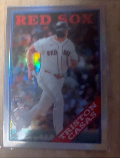 2023 Topps Chrome 1988 35th Anniversary #88BC-10 Triston Casas — front