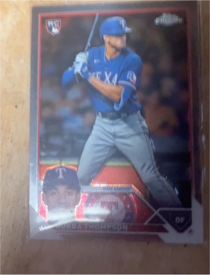2023 Topps Chrome #58 Bubba Thompson — front