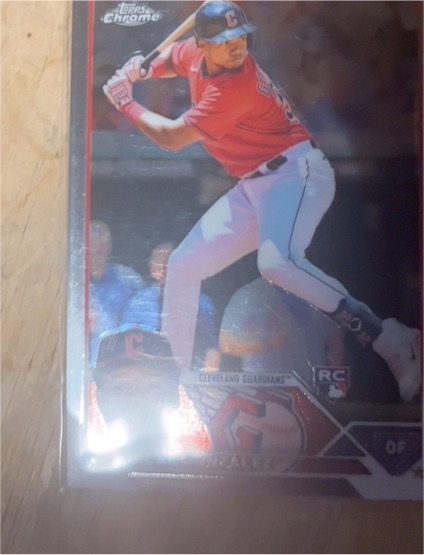 2023 Topps Chrome #207 Oscar Gonzalez — front