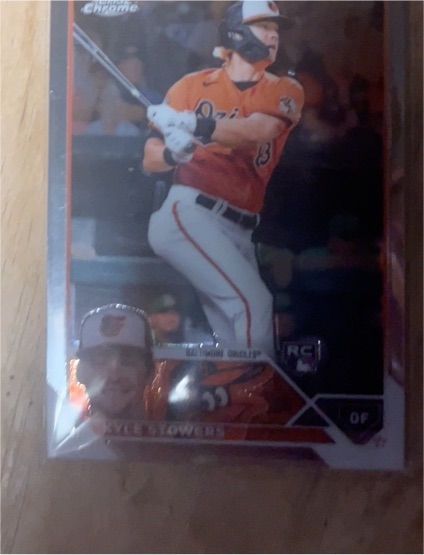 2023 Topps Chrome #194 Kyle Stowers — front