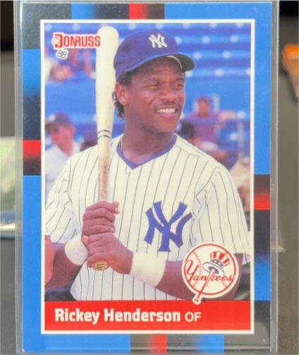 1988 Donruss #277 Rickey Henderson — front