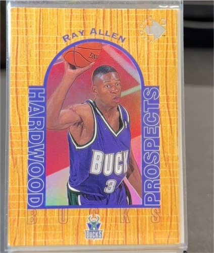 1996-97 Upper Deck UD3 #5 Ray Allen Hardwood Prospects Rookie Bucks — front