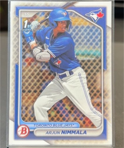 2024 Bowman #BP-142 Arjun Nimmala — front
