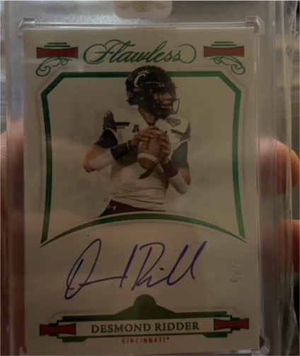 2022 Panini Flawless Collegiate #15 Desmond Ridder — front