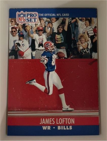 1990 Pro Set #753 James Lofton — front