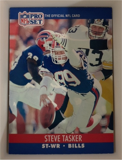 1990 Pro Set #754 Steve Tasker — front