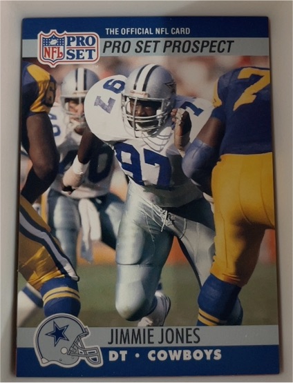 1990 Pro Set #756 Jimmie Jones — front