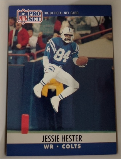 1990 Pro Set #758 Jessie Hester — front
