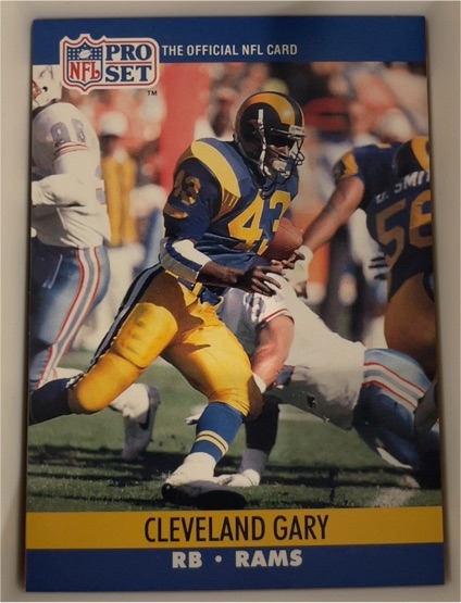 1990 Pro Set #761 Cleveland Gary — front
