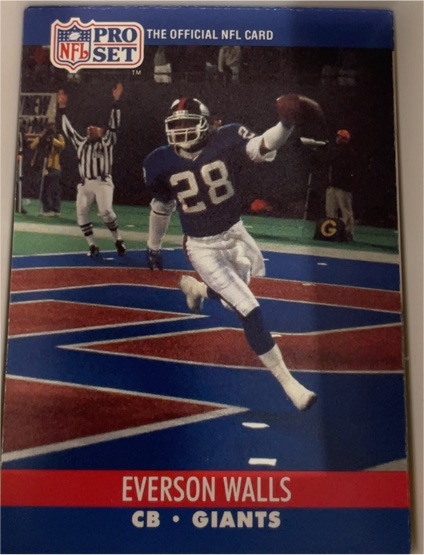 1990 Pro Set #767 Everson Walls — front
