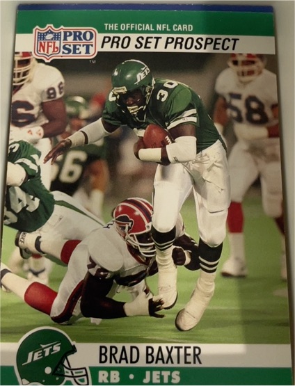 1990 Pro Set #768 Brad Baxter — front