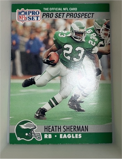 1990 Pro Set #770 Heath Sherman — front