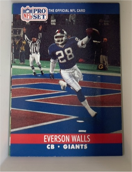 1990 Pro Set #767 Everson Walls — front