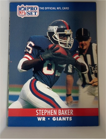 1990 Pro Set #765 Stephen Baker — front