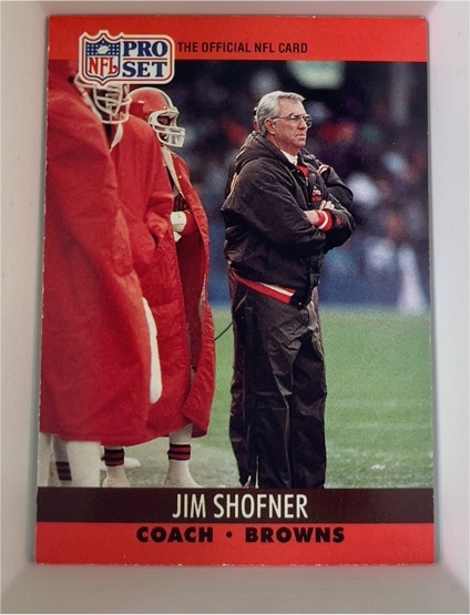 1990 Pro Set #755 Jim Shofner — front