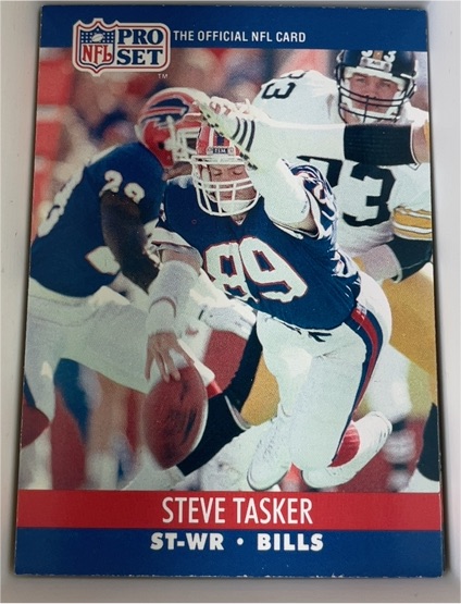 1990 Pro Set #444 Steve Tasker — front