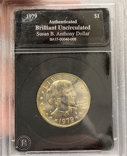 1979 Susan B. Anthony Dollar — front
