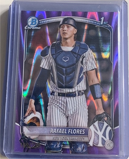 2025 Bowman Chrome Prospects #BCP-34 Rafael Flores — front