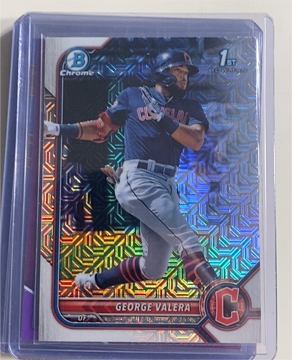 2022 Bowman Chrome #BCP-22 George Valera — front