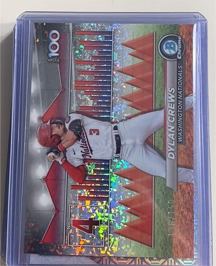 2024 Bowman Chrome Scouts Top 100 #BTP-4 Dylan Crews — front