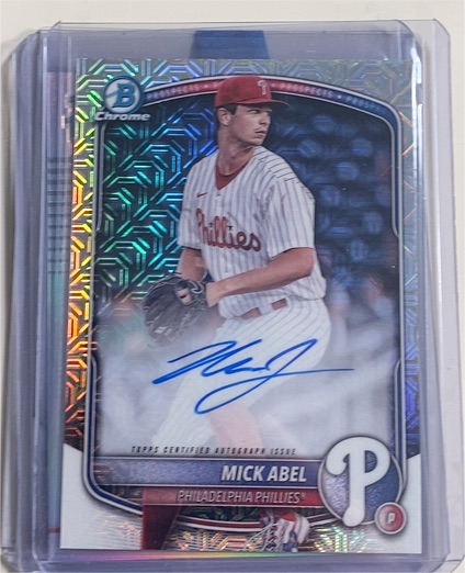 2025 Bowman Chrome #BMA-MA Mick Abel — front