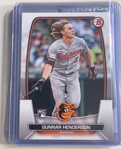2023 Bowman #65 Gunnar Henderson Rookie Card — front