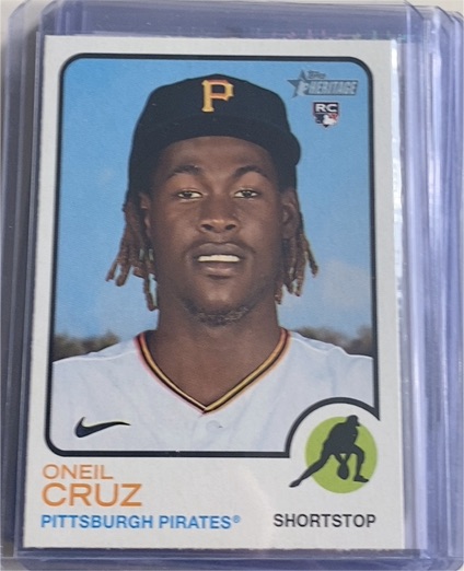 2022 Topps Heritage #157 Oneil Cruz — front