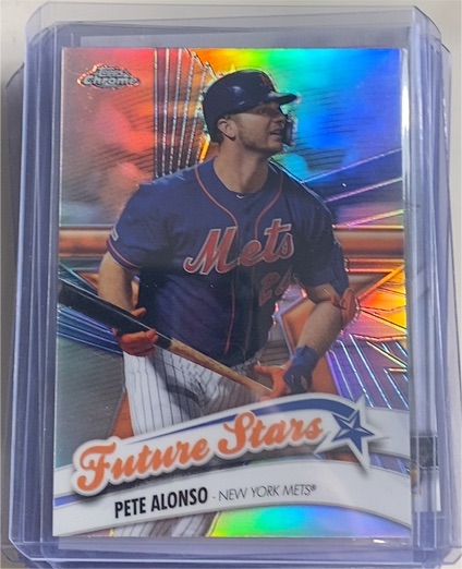2020 Topps Chrome Future Stars #FS-1 Pete Alonso — front