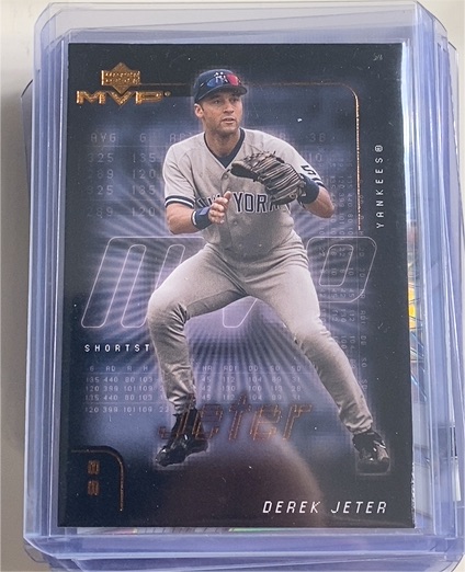 2002 Upper Deck MVP #128 Derek Jeter — front