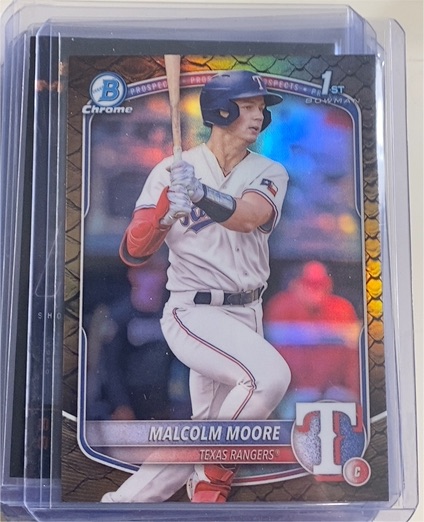 2025 Bowman Chrome Prospects #BCP-129 Malcolm Moore — front