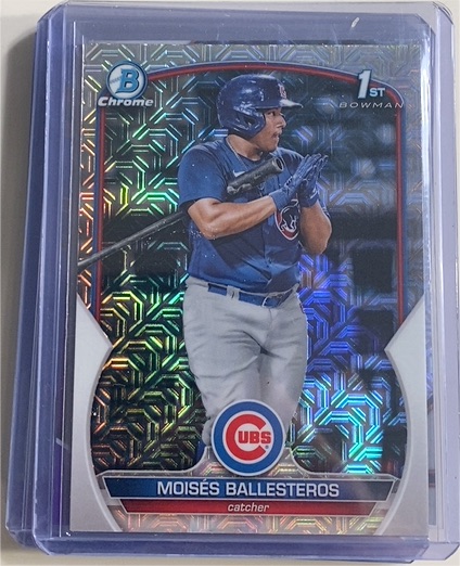 2023 Bowman Chrome #BCP-11 Moisés Ballesteros — front