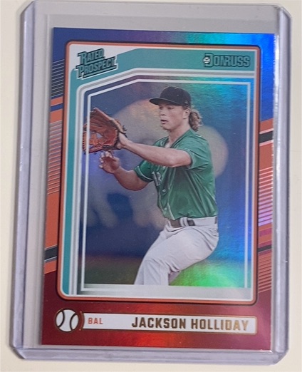 2024 Donruss Rated Prospects #184 Jackson Holliday — front