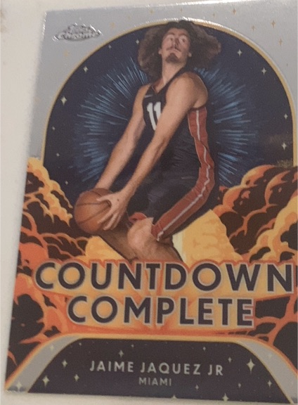 2024-25 Topps Chrome Countdown Complete #CC-6 Jaime Jaquez Jr — front