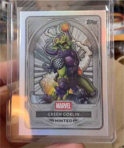 2025 Topps Marvel Mint #69 Green Goblin Silver Minted — front