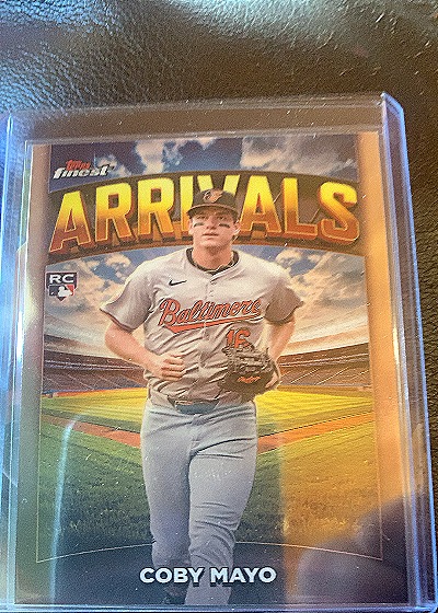 2025 Topps Finest Arrivals #A-2 Coby Mayo — front