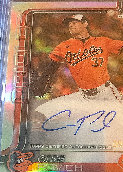 2025 Topps Chrome #37 Cade Povich — front