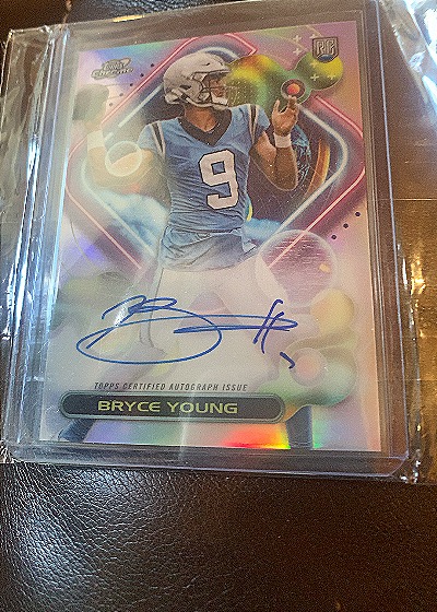 2023 Topps Composite Cosmic Chrome Nucleus #251 Bryce Young Rookie — front