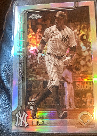 2025 Topps Chrome #139 Ben Rice — front