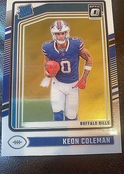 2024 Panini Donruss Optic Rated Rookie Keon Coleman — front