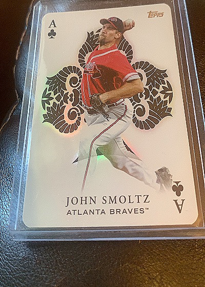 2023 Topps All Aces #AA-Ace of Clubs John Smoltz — front