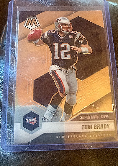 2021 Panini Mosaic #281 Tom Brady Super Bowl MVPs — front