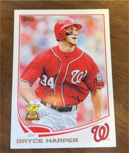 2013 Topps #1 Bryce Harper — front