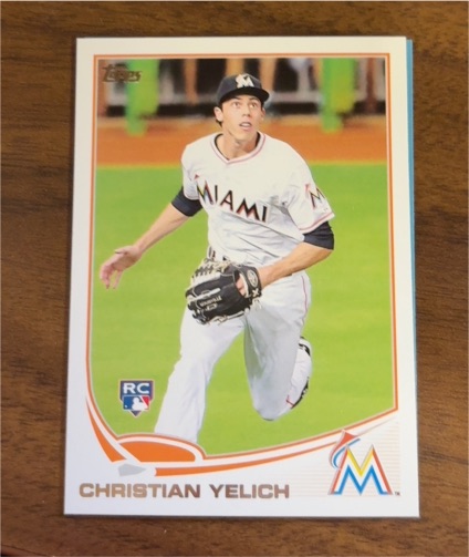 2013 Topps Update #US290 Christian Yelich — front