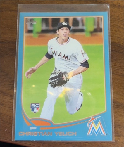 2013 Topps Update #US290 Christian Yelich — front