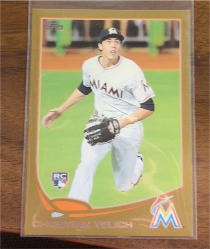 2013 Topps Update #US290 Christian Yelich — front