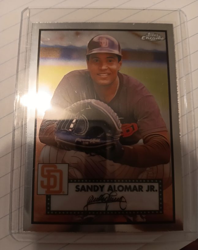 2021 Topps Chrome Platinum Anniversary #685 Sandy Alomar Jr. — front