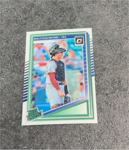 2025 Donruss Optic #124 Malcolm Moore — front